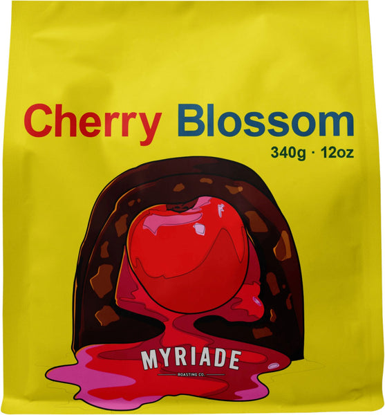 Cherry Blossom Blend coffee bag, 250g, by Myriade Roasting Co. - front view
