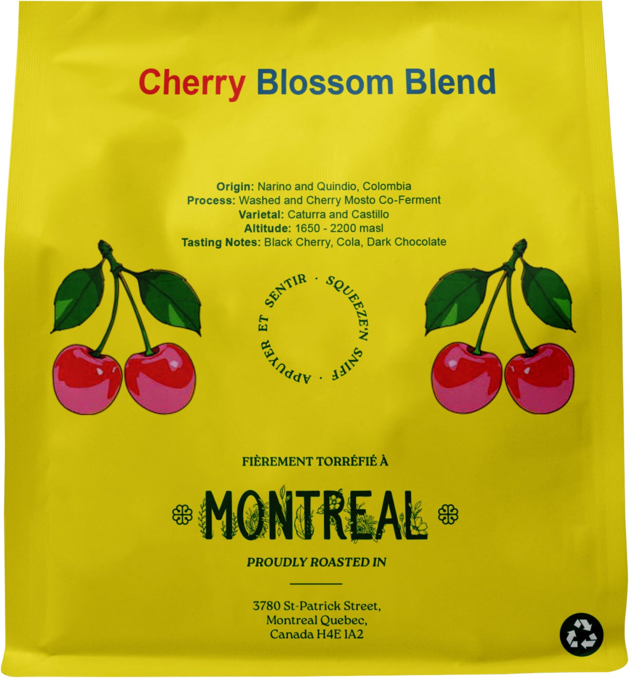 Cherry Blossom Blend – Colombian Washed Coffee | Myriade Roasting Co.